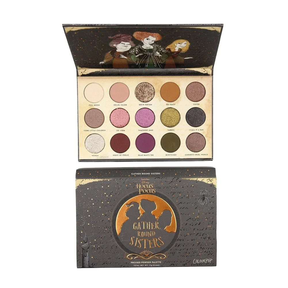ColourPop x Hocus Pocus - Gather Round Sisters Pressed Powder Palette